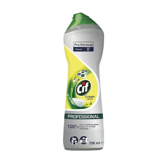 Pachet Promo: 2x Cif Professional Lemon 750 Ml + 2x Cif Vetri Briliant Bergamota 650 Ml