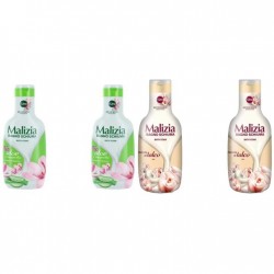 Pachet Promo: 2x Spumant De Baie Maliziacu Aloe & Magnolia 1l + 2x Spumant De Baie Malizia Talco 1l