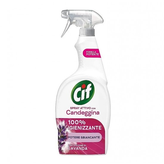 Pachet Promo: 2x Cif Professional Original 750 Ml + 2x Cif Spray Candeggina Lavanda 650 Ml