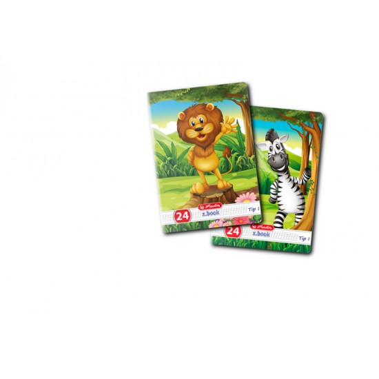 Caiet Tip I A5 24 File  Cute Animals Premium