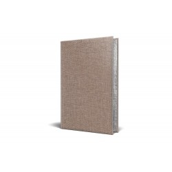 Agenda Datata Ro A5, 352 Pagini, Coperta Din Piele Sintetica, Premium Deluxe Fiorano, Culoare Bej, Margini Folio Argintiu, 2025