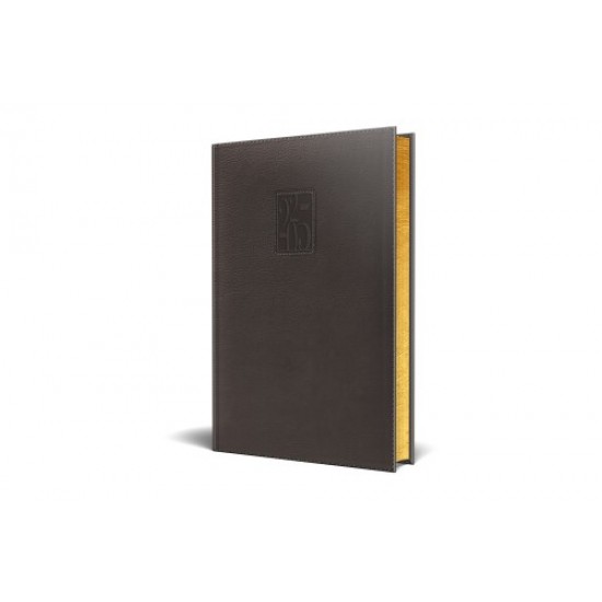 Agenda Datata Ro A5, 352 Pagini, Coperta Din Piele Sintetica, Premium Deluxe Panama, Culoare Negru, Margini Folio Auriu, 2025