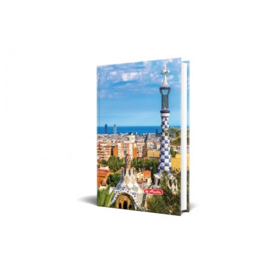 Agenda Nedatata A5, Motive, 224 Pagini, Coperta Buretata, Motiv City Break Spain