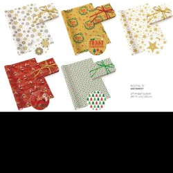 Hartie Impachetat 2mx70cm Motive Asortate Craciun Neutral 37