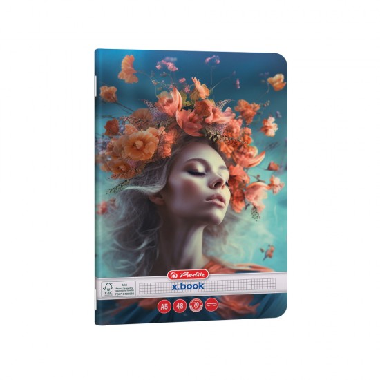 Caiet A5 48 File Patratele Beauty