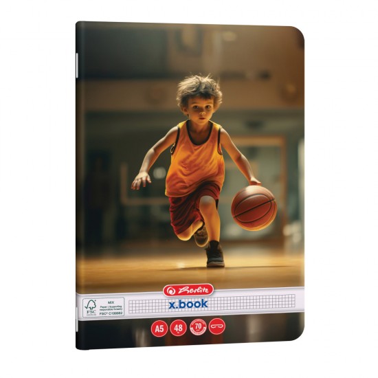 Caiet A5 48 File Patratele Sports