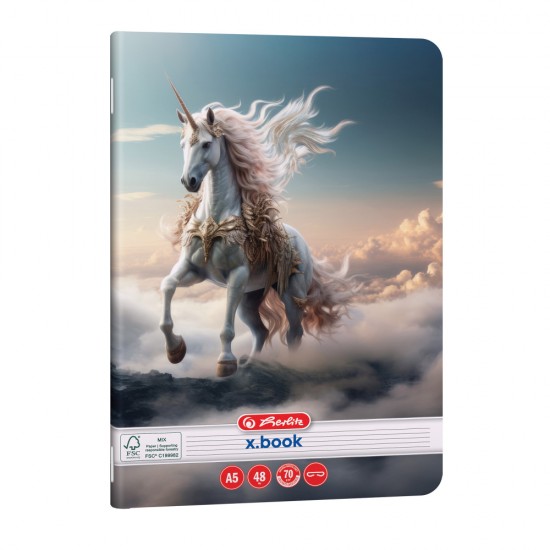 Caiet A5 48 File Dictando Unicorn