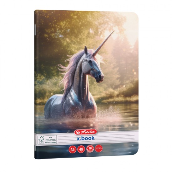 Caiet A5 48 File Dictando Unicorn