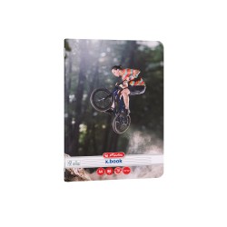 Caiet A4 80 File, Hartie 70g/mp Fsc Mix, Dictando, Colturi Rotunjite, Motiv Extreme