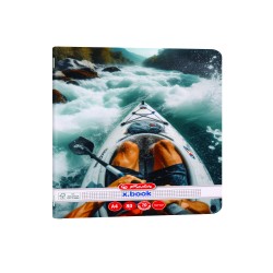 Caiet A4 80 File, Hartie 70g/mp Fsc Mix, Patratele, Colturi Rotunjite, Motiv Extreme