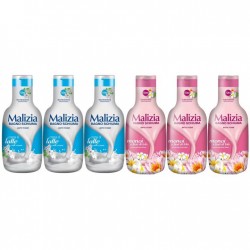 Pachet Promo: 3x Spumant De Baie Malizia Milk Cream  1l + 3x Spumant De Baie Malizia Cu Fiori Di Lotto 1l
