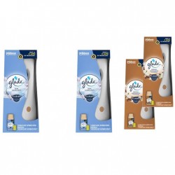 Pachet Promo: 2x  Odorizant De Camera Glade Aparat & Rezerva Clean Linen 269 Ml + 2x Odorizant De Camera Glade Aparat & Rezerva Sandalwood & Jasmine 269ml