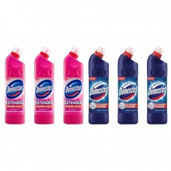 Pachet Promo:  3x Domestos Pink 750 Ml + 3x Domestos Original750 Ml