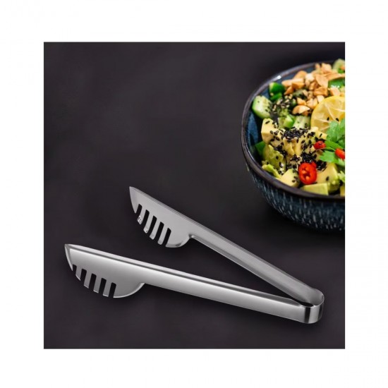 Cleste Din Inox, Dimenisune 24 Cm, Pentru Servit Prajitura, Salata Sau Alte Preparate