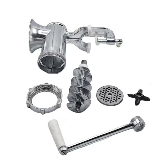 Masina Manuala Pentru Tocat Carne Nr. 8, Dimensiune 25 Cm, Material Aluminiu