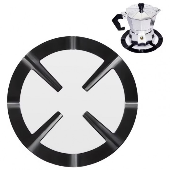 Suport Pentru Ochi Aragaz Din Inox, Dimensiune 14 Cm, Culoare Negru