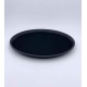Tava Plastic Rotunda, Diametru 28 Cm, Culoare Neagra, Tava De Plastic Pentru Servire