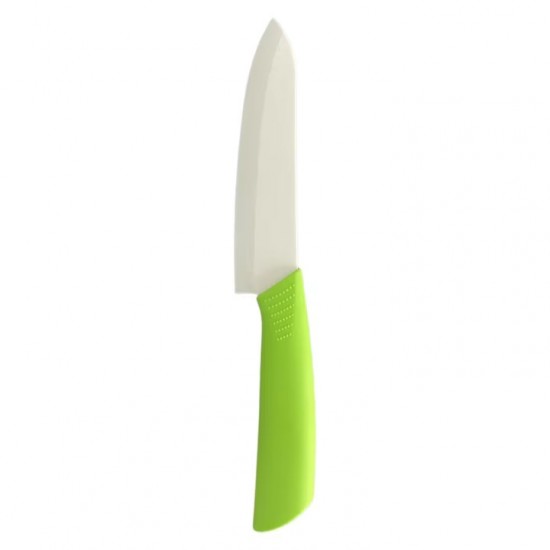 Cutit Ceramic, Dimensiune 26 Cm, Lama 15 Cm, Maner Multicolor