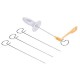Dispozitiv Pentru Spiralat Cartofi, Dimensiune 26 Cm + 3 Bete Frigarui 22 Cm