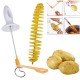 Dispozitiv Pentru Spiralat Cartofi, Dimensiune 26 Cm + 3 Bete Frigarui 22 Cm
