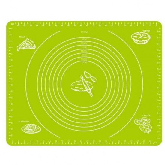 Plansa Pentru Aluat Din Silicon, Dimensiune 50 X 70 Cm, Multicolor, Rezistent La Temperaturi Inalte