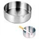 Scrumiera Din Inox Rotunda, Dimensiune 10x3 Cm, Culoare Argintie