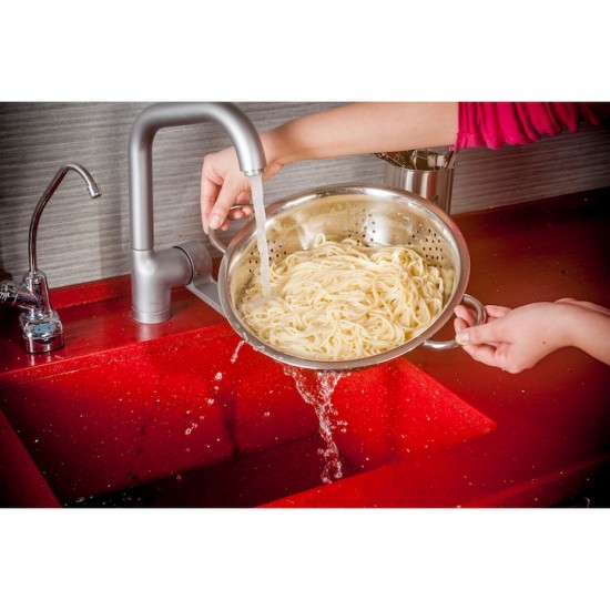 Sita Pentru Paste Cu Manere Si Suport Din Inox, Dimensiune 23 Cm