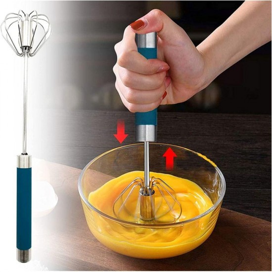 Tel Semi-automat Din Inox, Dimensiune 32 Cm, Culoare Multicolor