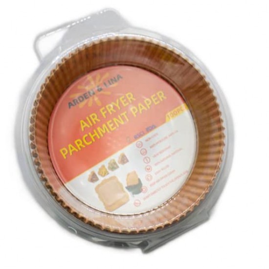 Set 50 Hartii De Copt Pentru Friteuza, Forma Rotunda, Dimensiuni 16x16x4.5 Cm