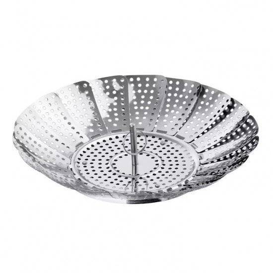 Sita Pentru Gatit La Aburi Din Otel Inoxidabil, Dimenisune 25x25x6,5 Cm