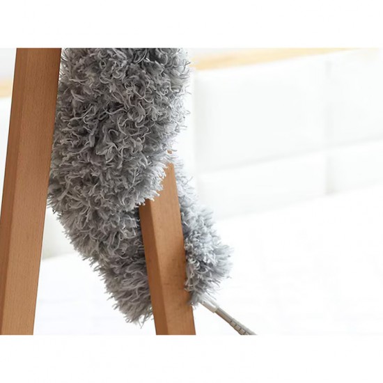 Pamatuf Cu Maner Telescopic Pentru Praf, Lungime 80 - 280 Cm, Culoare Gri, Dimensiuni Pamatuf 40 X 10cm