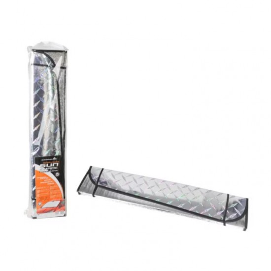 Parasolar Auto Cu Folie Holografica, Dimensiune 130x60 Cm, Parasolar Pentru Parbriz