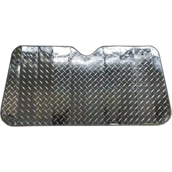 Parasolar Auto Cu Folie Holografica, Dimensiune 140x70 Cm, Parasolar Pentru Parbriz