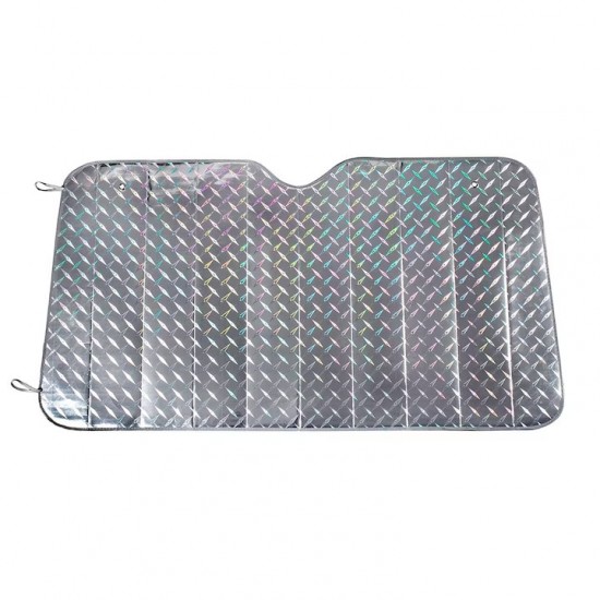 Parasolar Auto Cu Folie Holografica, Dimensiune 150x80 Cm, Parasolar Pentru Parbriz