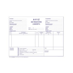 Avize Insotire Marfa A5, 3 Ex, 50 Seturi/Carnet, Formular Tipizat Autocopiativ, Set Avize Insotire Marfa, Avize Insotirea Marfii A5, Set Avize Marfa A5, Formulare Tipizate Autocopiative, Aviz Insotirea Marfii Autocopiativ