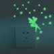 Abtibilduri DACO Lipeste si Lumineaza, Model Zane, Galben Fosforescent, 30 Buc/Set, Abtibilde cu Zane, Autocolante Fosforescente, Stickere Decorative, Stickere pentru Copii, Abtibilduri Copii, Abtibilduri pentru Mobila, Autocolante Decorative