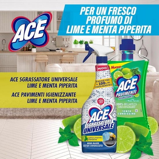 Detergent Pentru Pardoseli Ace, Lime, 1l