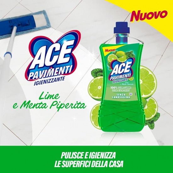 Detergent Pentru Pardoseli Ace, Lime, 1l