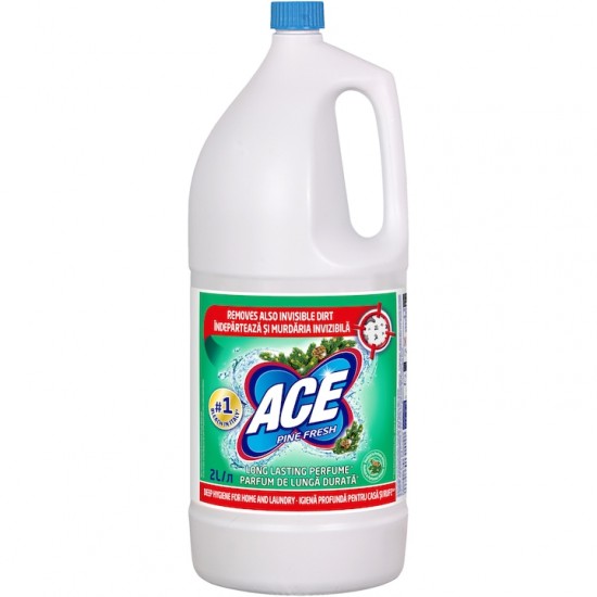 Ace Pin Fresh, Inalbitor Pentru Rufe Pe Baza De Clor, Flacon 2l