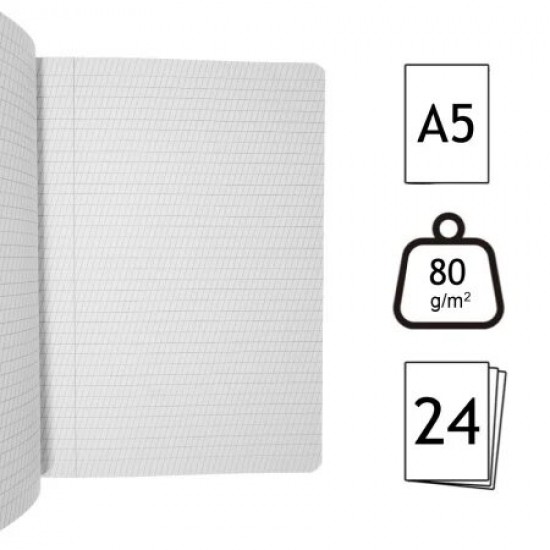 Caiet Tip I Ecada, 24 File, 70 G/m², Coperta Policroma Diverse Modele