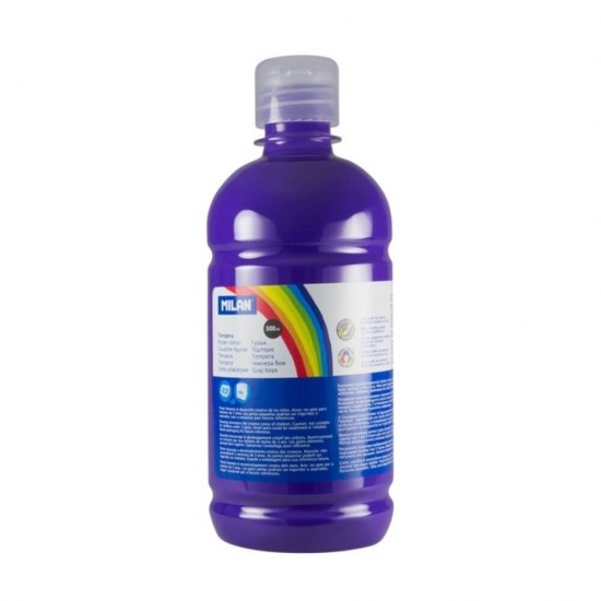 Vopsea Tempera MILAN, 500 ml, Violet, Tempera Lichida, Tempera 500 ml, Culori Tempera 500 ml, Vopsea Tempera 500 ml, Vopsele Tempera, Acuarele Tempera, Culori Tempera, Vopsea Pictura, Tempera Acuarele, Culoare Tempera, Culori pentru Pictura