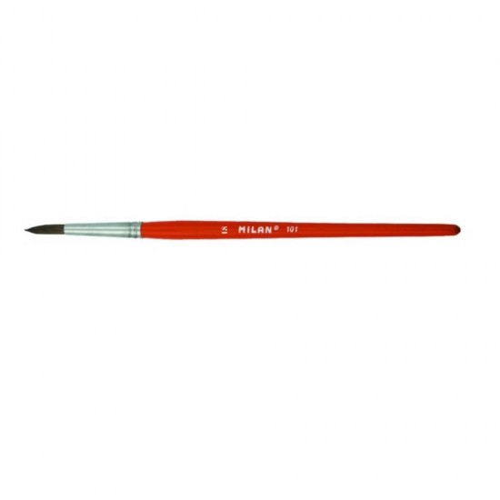 Pensula MILAN Seria 101, Varf Rotund cu Par de Ponei, Numarul 18, Pensula Pictura, Pensule Pictura, Pensule Milan, Pensule Pictura Milan, Pensule Par Natural, Pensula Milan 101, Pictura, Pensule Pictura Acrilica