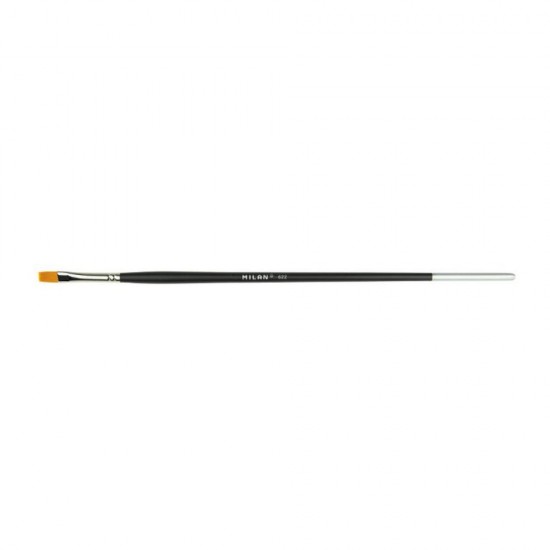Pensula Milan Seria 622, Numarul 0, Varf Drept, Par Sintetic, Pensule Milan, Pensule Pictura, Penson Pictura, Pensoane Pictura, Pensule pentru Pictura, Pensula Subtire, Pensule Desen, Pensule cu Varf Drept, Pensule Desen cu Par Sintetic