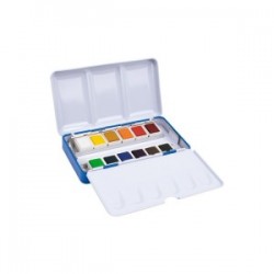 Acuarele 12 culori cutie metalica milan