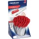 Pixuri PENSAN Triball, Varf 1 mm, 60 Buc/Set, Scriere Rosie, Corp Plastic cu Capac, Pix Rosu, Pixuri Rosii, Pixuri Scolare, Pixuri pentru Scoala, Pixuri Colorate, Set Pixuri Colorate, Set de Pixuri, Pix Colorat