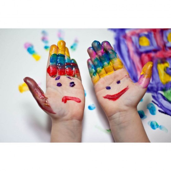 Acuarele cu Pensula ECADA, 8 Culori, Diametrul Pastilei 23 mm, Culori Pictura, Acuarele Scoala, Acuarele Pictura, Paleta de Acuarele, Set Culori Acuarele, Acuarele Scolare, Materiale Arta, Materiale de Pictura, Accesorii Pictura