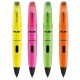 Creion Mecanic Milan Compact Fluo, Mina De 0.9 Mm, Radiera Inclusa, Corp Multicolor Din Plastic