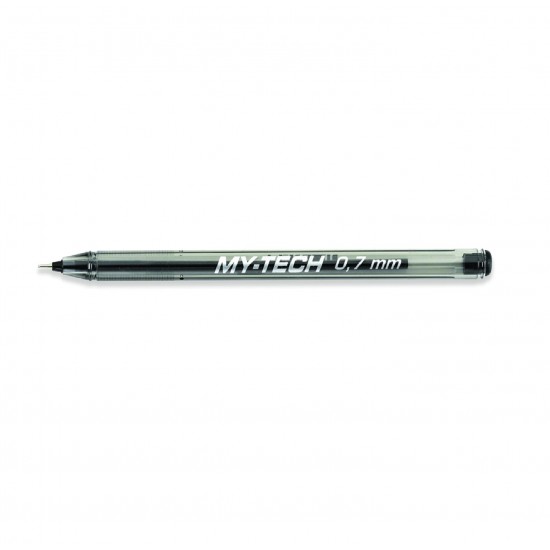 Pix Pensan My Tech, Mina Neagra, Varf De 0.7 Mm, Corp Din Plastic Transparent Cu Capac
