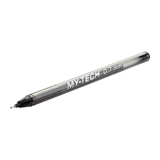 Pix Pensan My Tech, Mina Neagra, Varf De 0.7 Mm, Corp Din Plastic Transparent Cu Capac