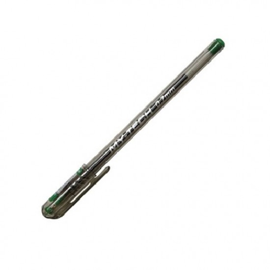 Pix Pensan My Tech, Mina Verde, Varf De 0.7 Mm, Corp Din Plastic Transparent Cu Capac